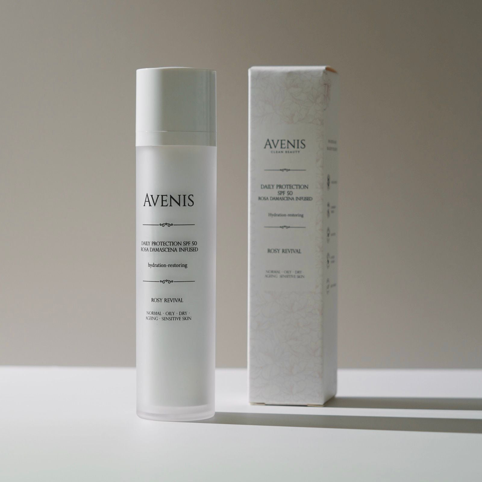 Avenis 玫瑰調色物理防曬